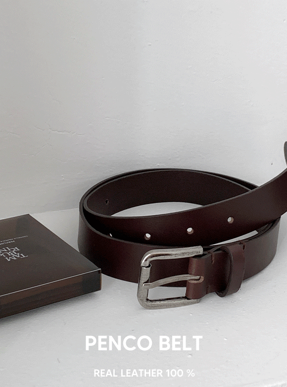 펜코 belt (2 color), 소가죽 100%