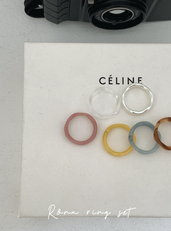 로나 ring 1set (6 color)
