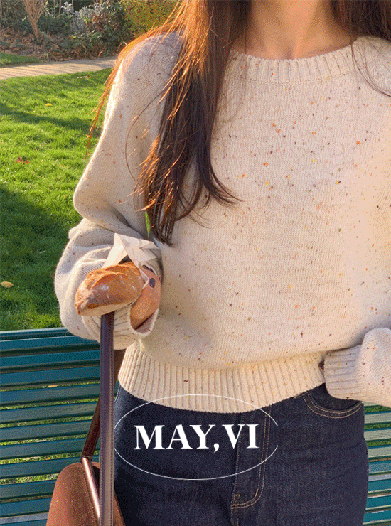 [Mayvi] Cake knit (3 color), 울 55%