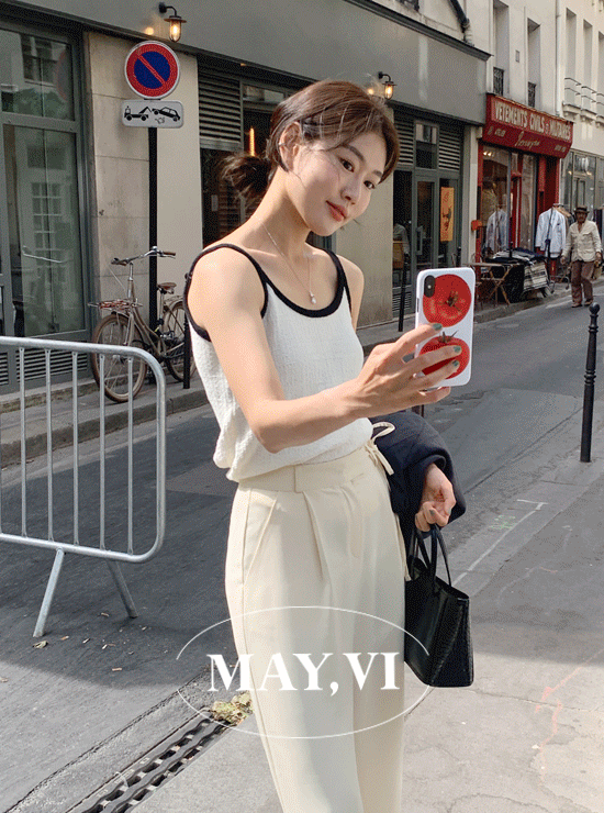 [Mayvi] Gem knit sleeveless (4 color)
