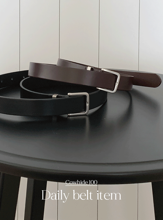 카우디 belt (2 color), 소가죽 100%