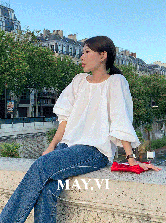 [Mayvi] Mail blouse (3 color)