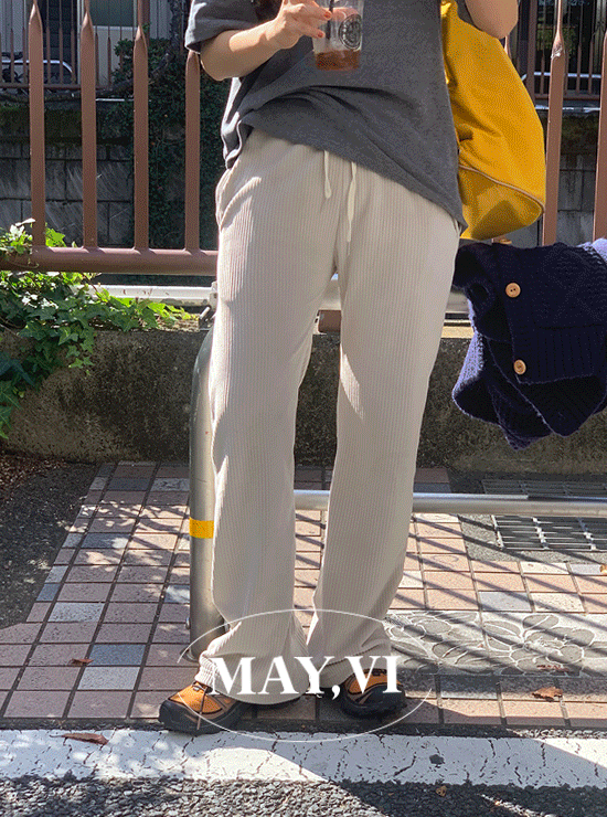 [Mayvi] Soft velvet easy pants (2 color)